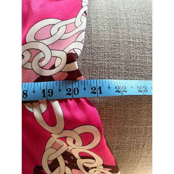 Pink 3/4 Sleeve Patterned Dress, UK Sizing XL Plus Size NWT - Picture 15 of 15